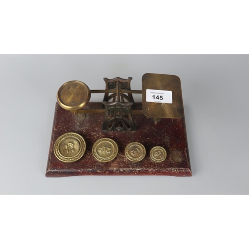 145 - Antique postage scales