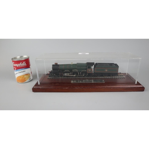168 - Model Hornby locomotive in case - King George II