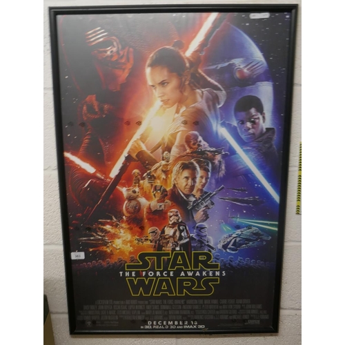 273 - Framed Star Wars poster