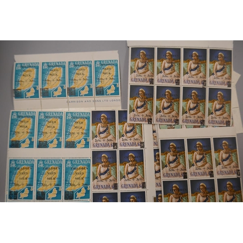 101 - Stamps - Commonwealth duplicated packets in deed box