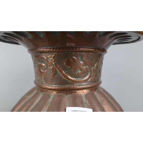 162 - Antique Sicilian copper pot - Approx height: 25cm