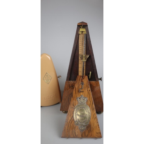 169 - 2 metronomes and a mantle clock