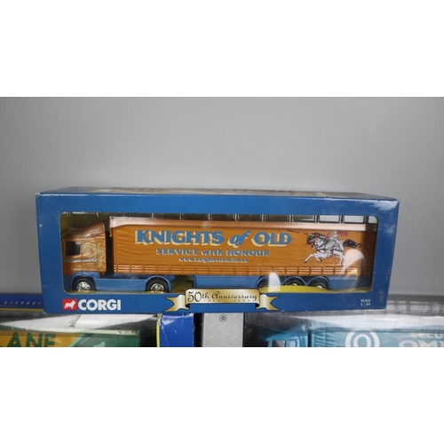 233 - Collection of boxed die cast trucks mostly Corgi Super Haulers - 15 in total