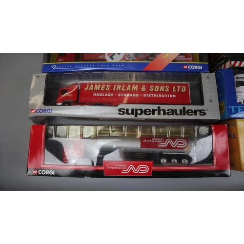 233 - Collection of boxed die cast trucks mostly Corgi Super Haulers - 15 in total
