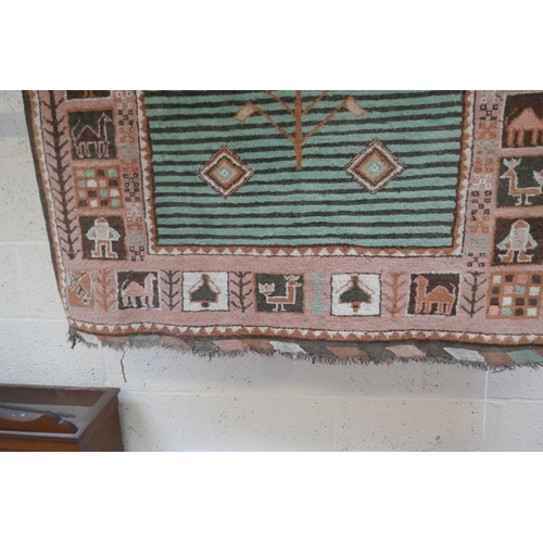 355 - Egyptian themed rug