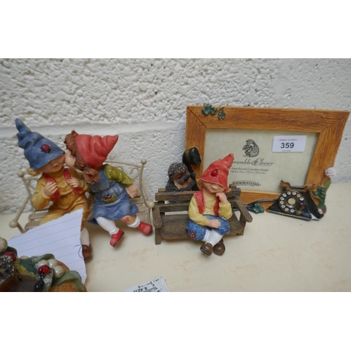 359 - Collection of Gnome figures etc.