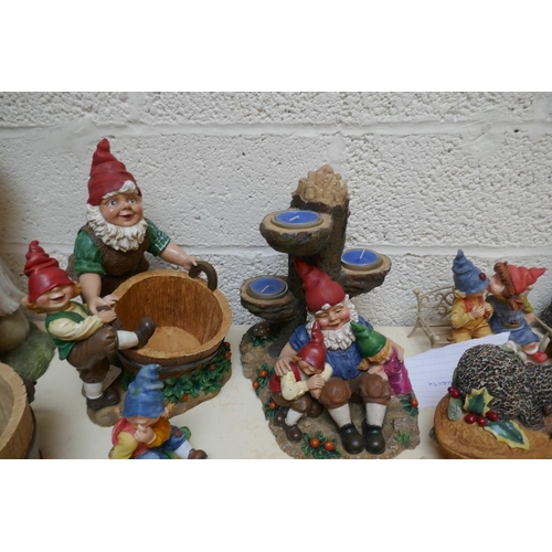 359 - Collection of Gnome figures etc.