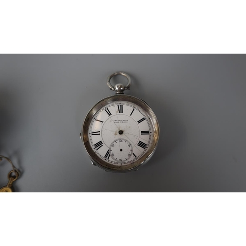 80 - 4 hallmarked silver pocket watches