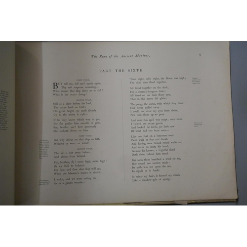 92 - Coleridge's - Rime of the Ancient Mariner antique book