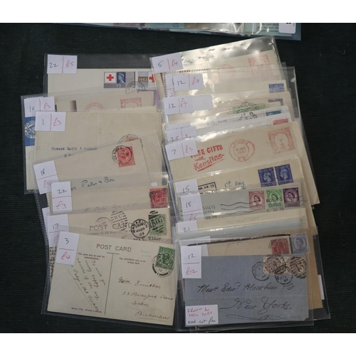 132 - Stamps - Great Britain QV-QE2 covers and postcards (25)