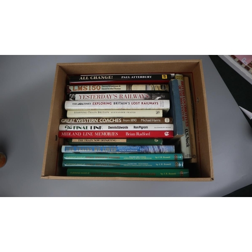 144 - Railway books 17 in box including GWR