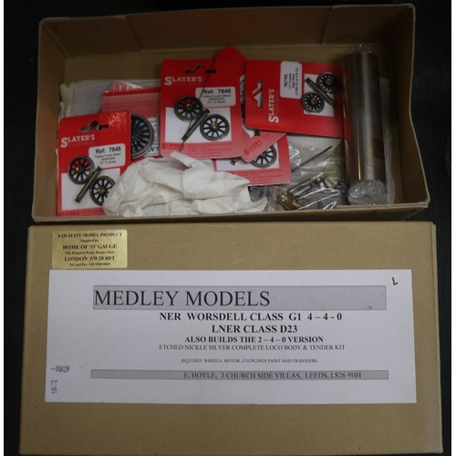 206 - Medley Models - etched nickel silver loco body & tender kit