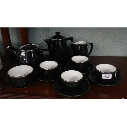 218 - Coffee set by Apilco (proceeds to charity)