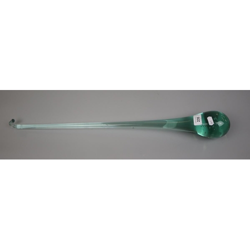 235 - Large glass dropper/dump