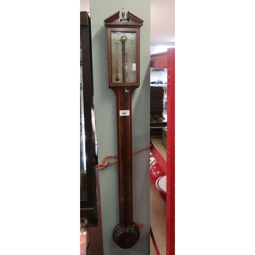 264 - Barometer by O Comitti & Son (missing mercury tube)