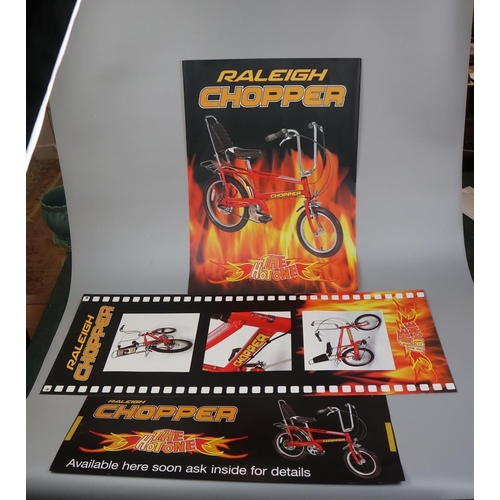 268 - 3 Raleigh Chopper original point of sale posters