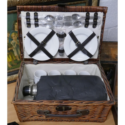 335 - Fitted picnic hamper by A.A.