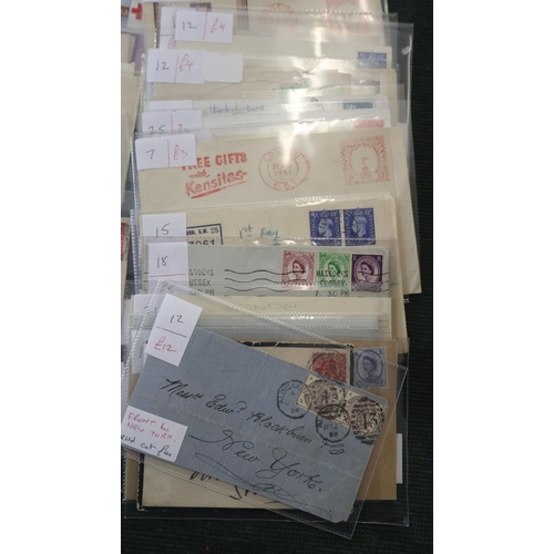 132 - Stamps - Great Britain QV-QE2 covers and postcards (25)