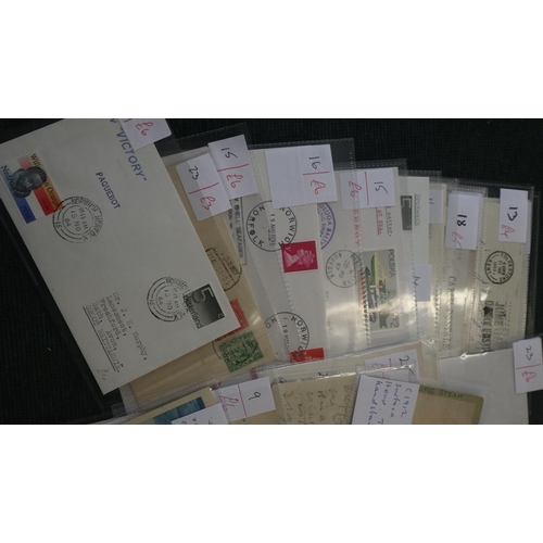 136 - Stamps - Maritime plaque bots covers and postcards (20)