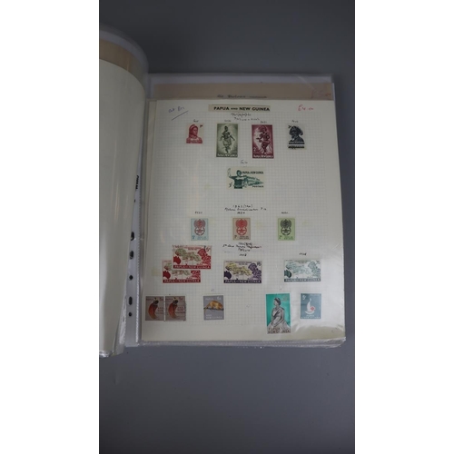 143 - Stamps - Commonwealth on album pages countries N-Z