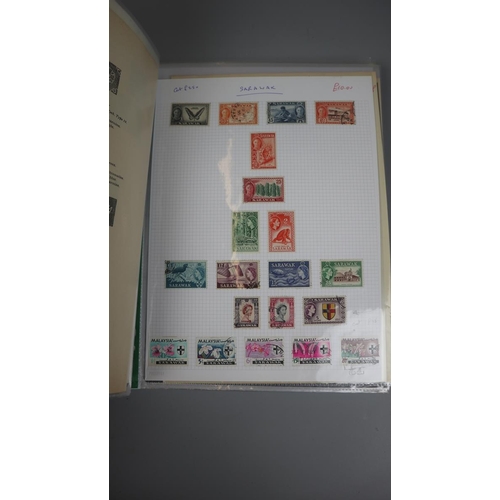 143 - Stamps - Commonwealth on album pages countries N-Z