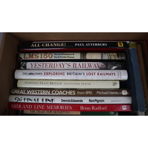 144 - Railway books 17 in box including GWR