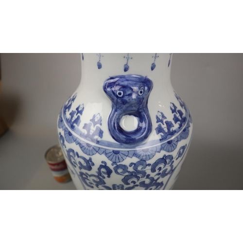 148 - Large Oriental vase - Approx height: 47cm