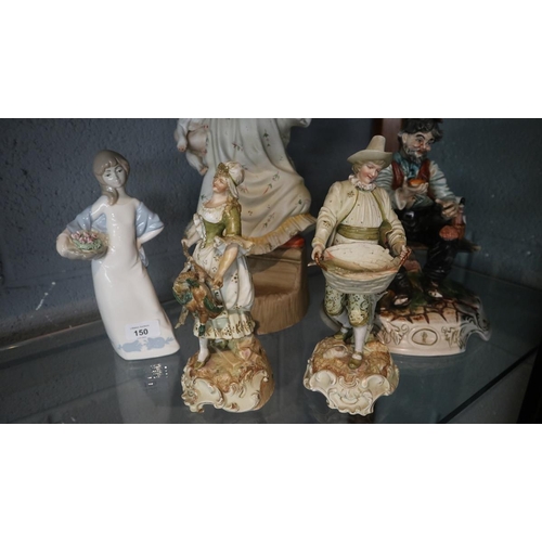 150 - Collection of ceramics to include Capadomonte