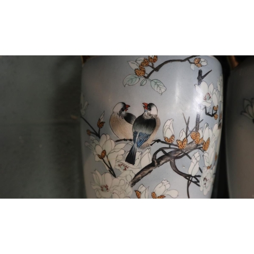 159 - Pair of large Oriental vases - Approx height: 50cm
