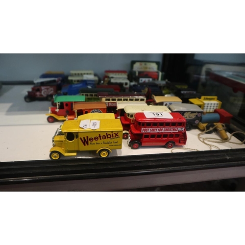 191 - Collection of die cast commercial vehicles 