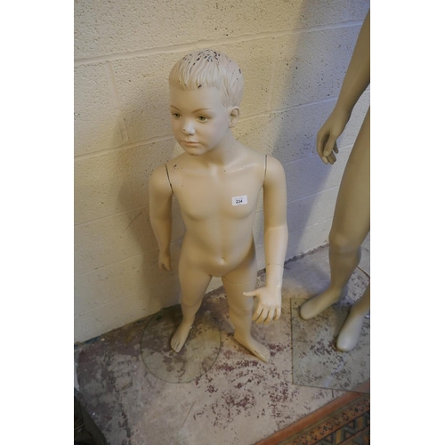 233 - Large mannequin - Approx height: 191cm