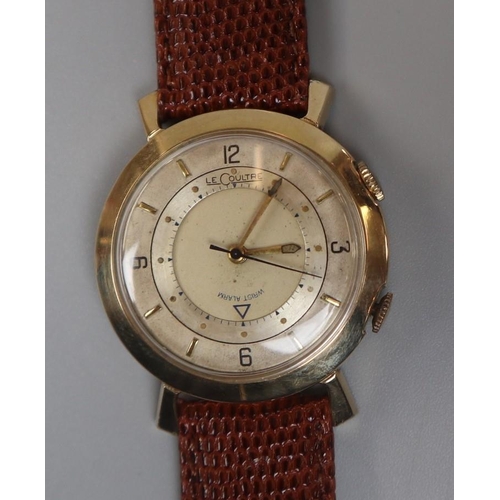 67 - Vintage Jaeger-LeCoultre Memovox gents wrist watch