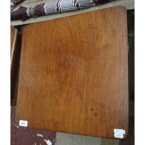 271 - Mahogany barley-twist wine table