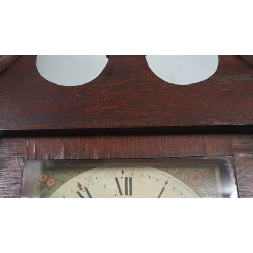 357 - Country house oak long case clock by Sam Simms of Chipping Norton