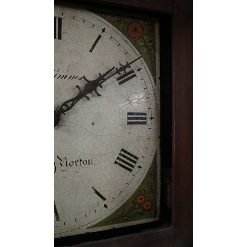 357 - Country house oak long case clock by Sam Simms of Chipping Norton