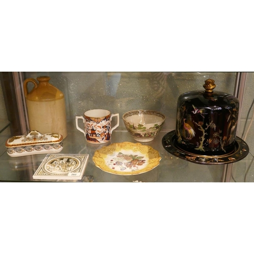 202 - Collection of ceramics to include Pratt ware, Minton etc