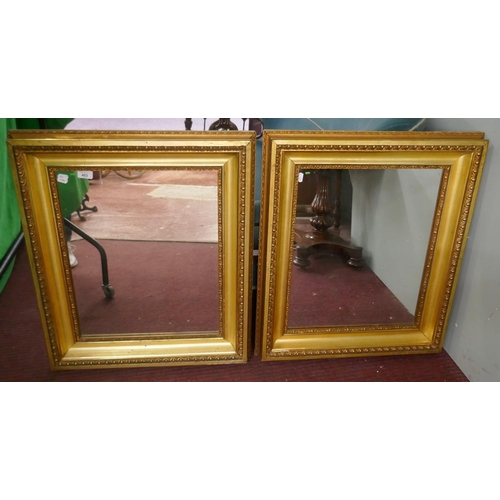 403 - Pair of gilt framed mirrors