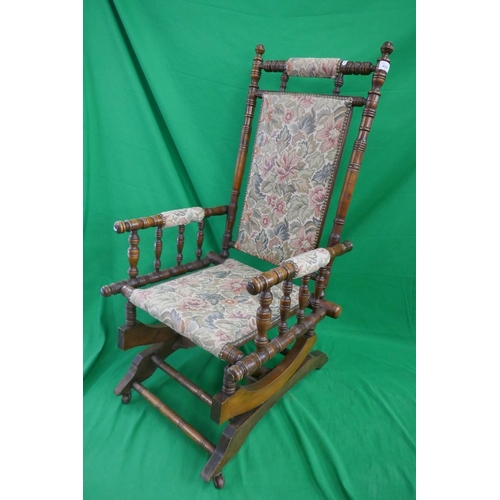 434 - American rocking armchair