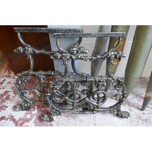 451 - Coalbrookdale style table ends