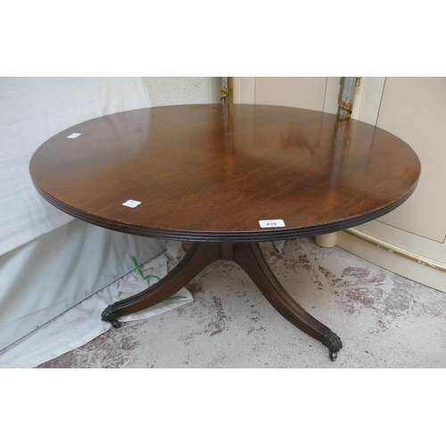 459 - Mahogany tripod coffee table