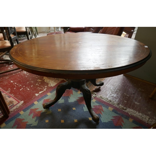 474 - Mahogany loo table