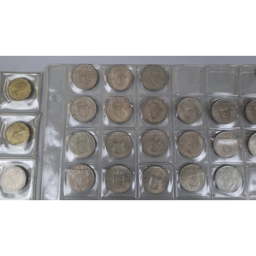 108 - Collection of coins to include shillings, half crowns and threepence