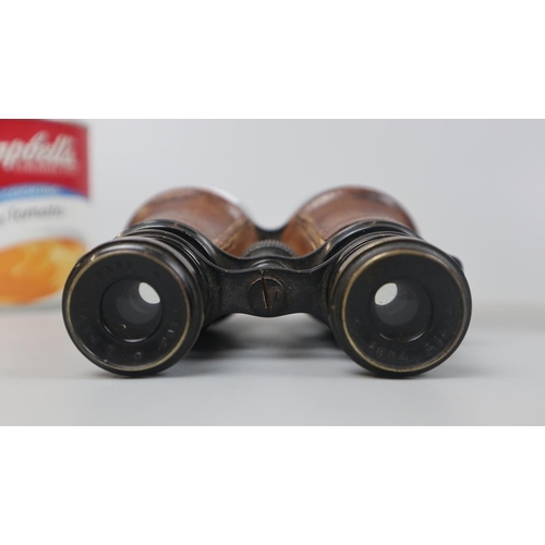 133 - Petit Paris WW1 binoculars in case