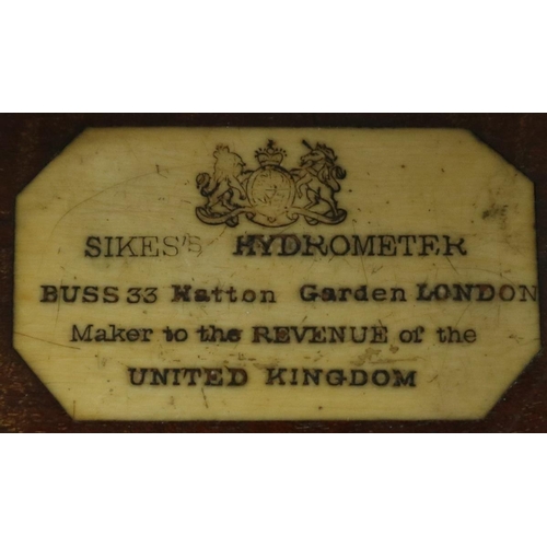 137 - 2 Sykes hydrometers