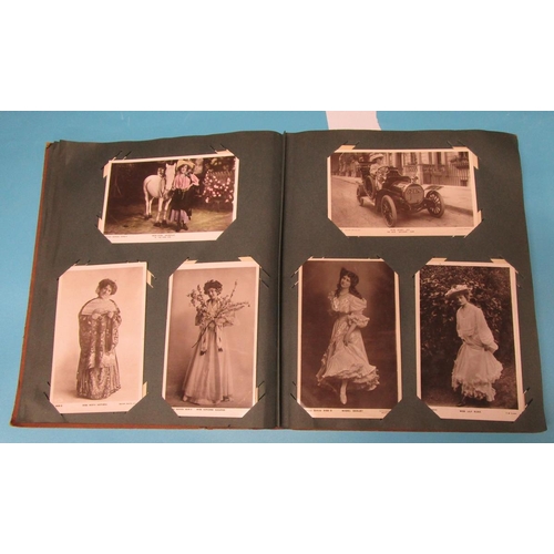 150 - Populated postcard album