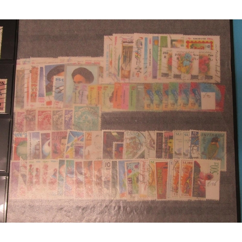 166 - Stamps - Foreign on stock cards including Korea sheetlets