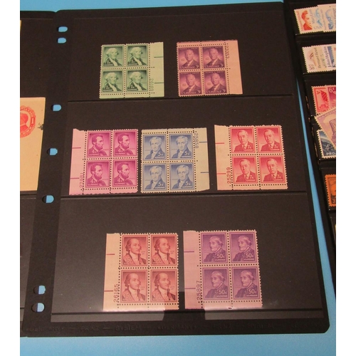 168 - Stamps - USA stock card earlies to modern