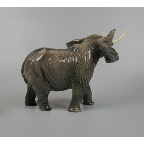 196 - Large Beswick elephant - Approx height: 26cm