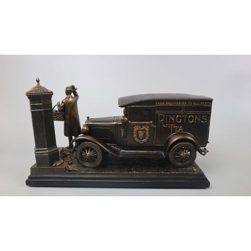 223 - Ringtons tea bronzed advertising model