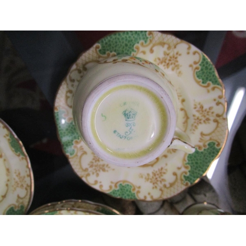 328 - Crown Staffordshire tea service together with a Paragon Victoriana Rose tea set